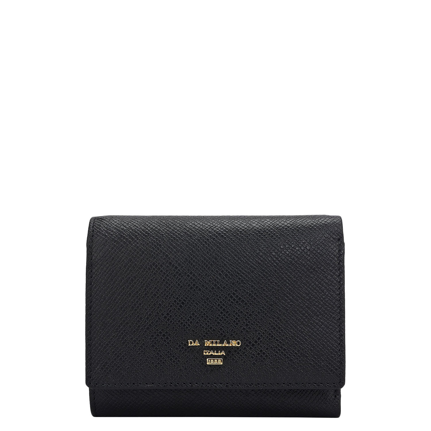 Franzy Leather Ladies Wallet - Black