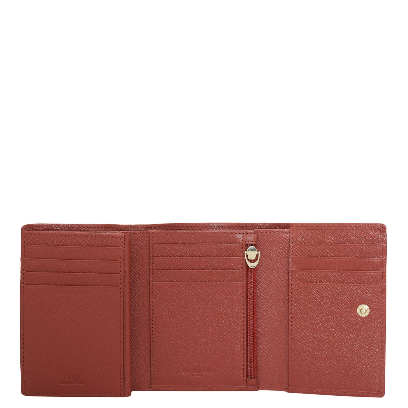 Franzy Leather Ladies Wallet - Brick