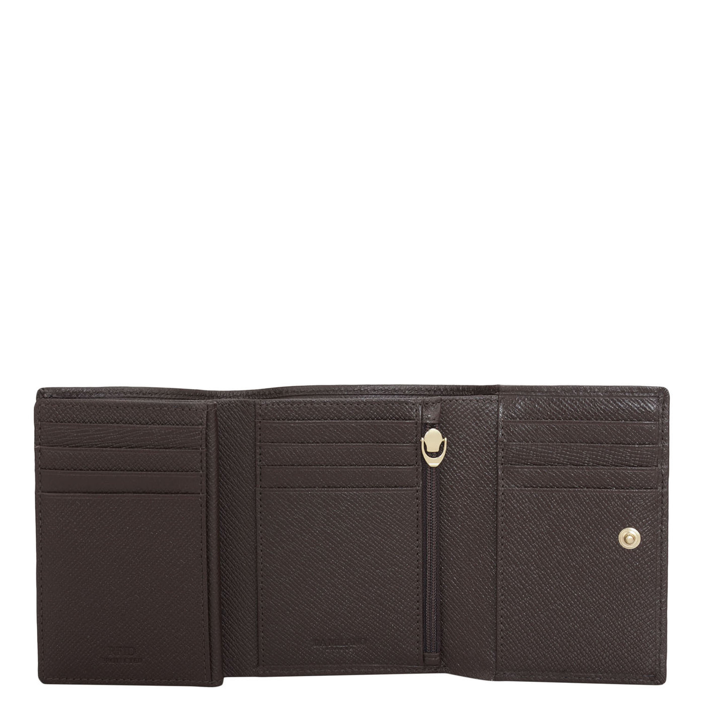 Franzy Leather Ladies Wallet - Chocolate