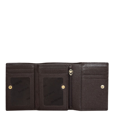 Franzy Leather Ladies Wallet - Chocolate