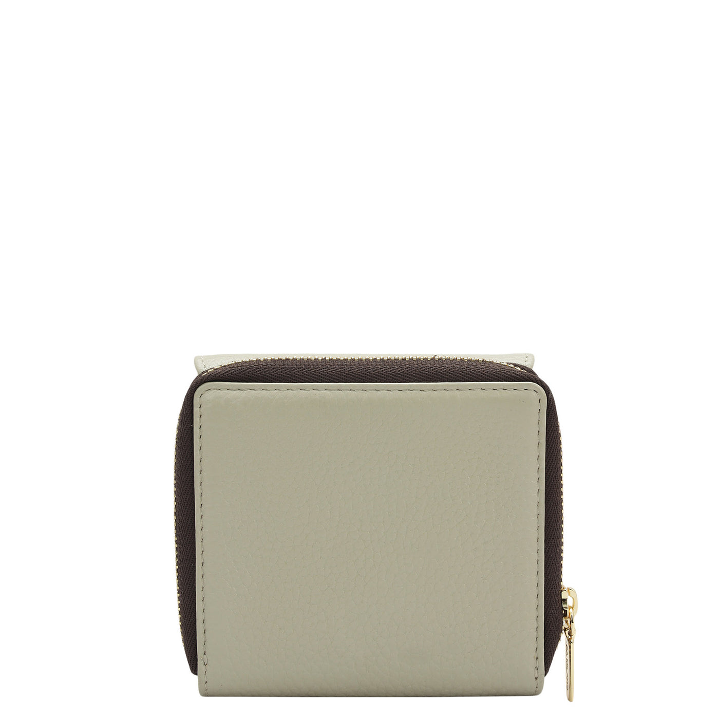 Wax Leather Ladies Wallet - Khaki