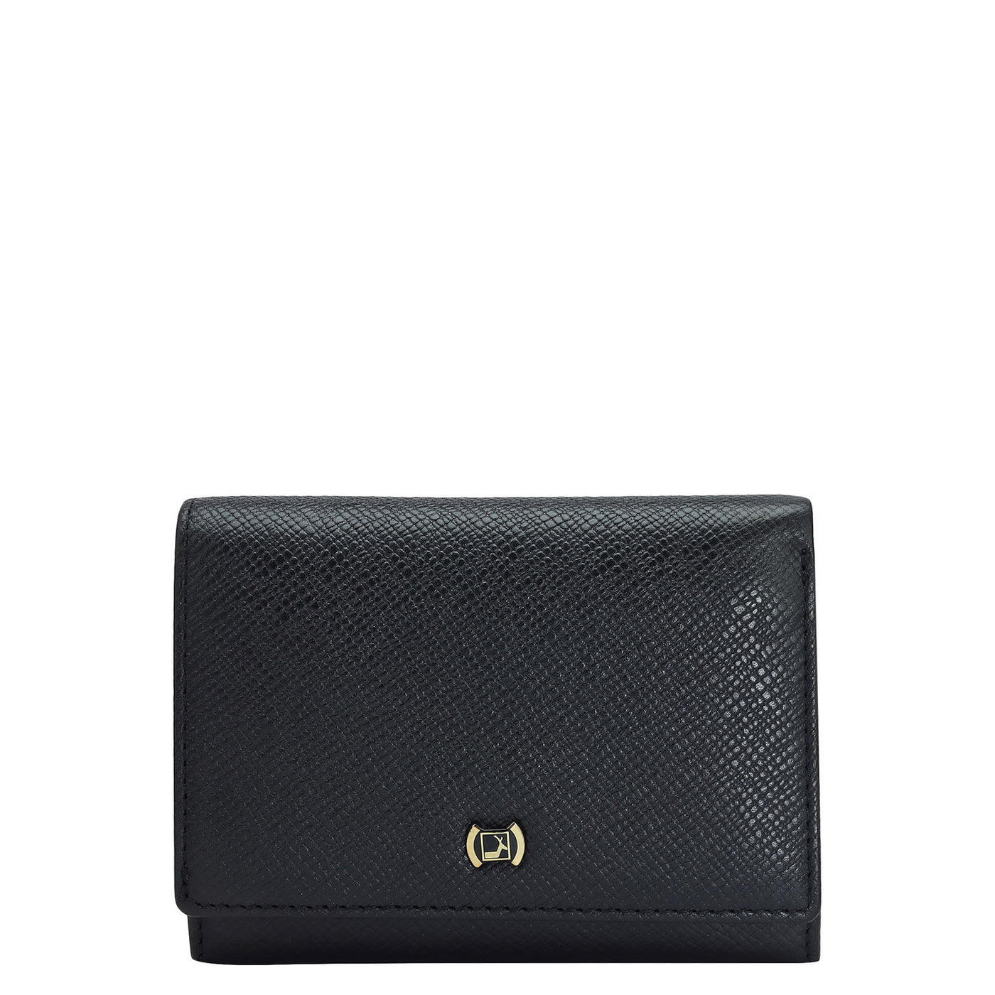 Franzy Leather Ladies Wallet - Black