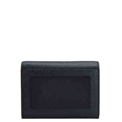 Franzy Leather Ladies Wallet - Black