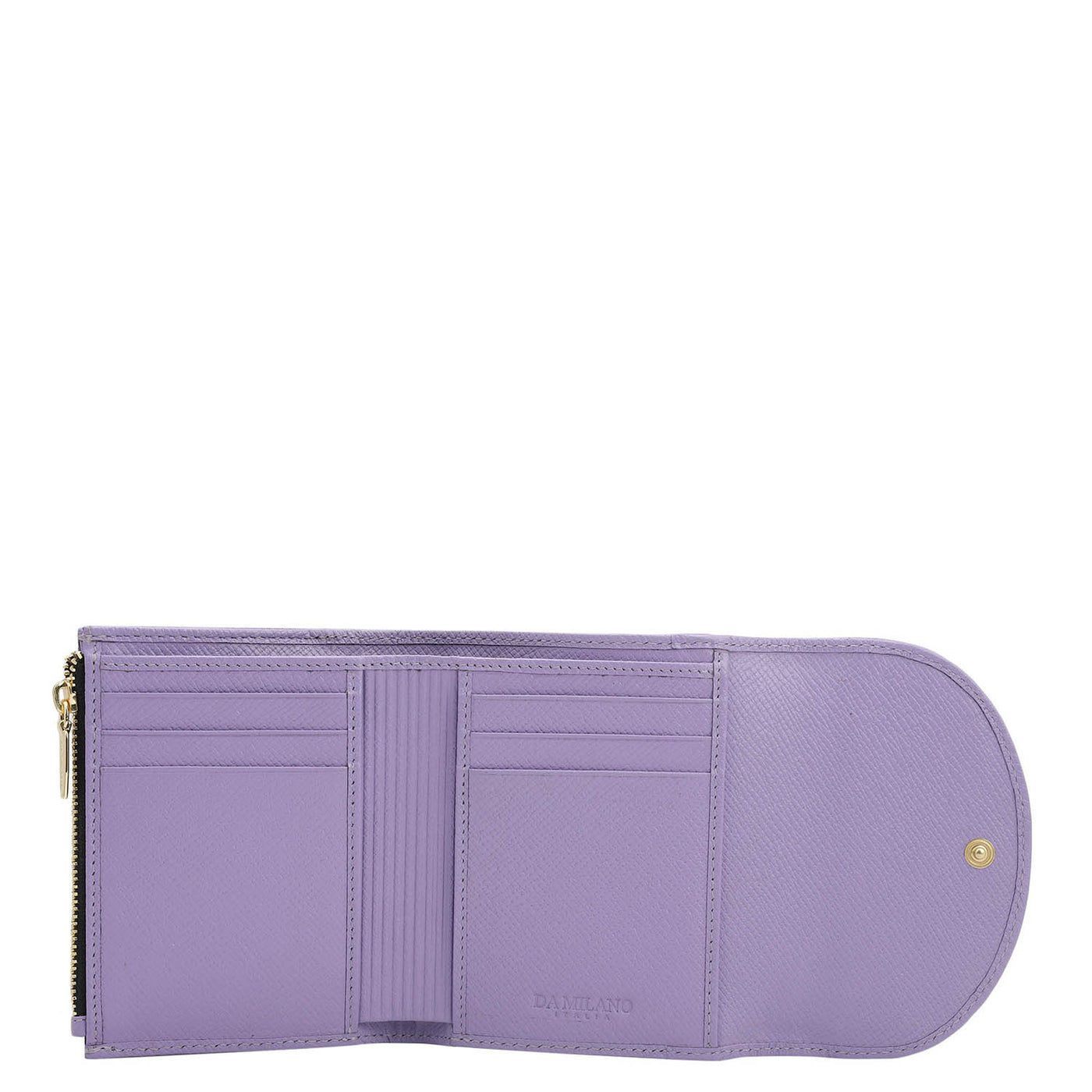 Croco Leather Ladies Wallet - Purple Haze