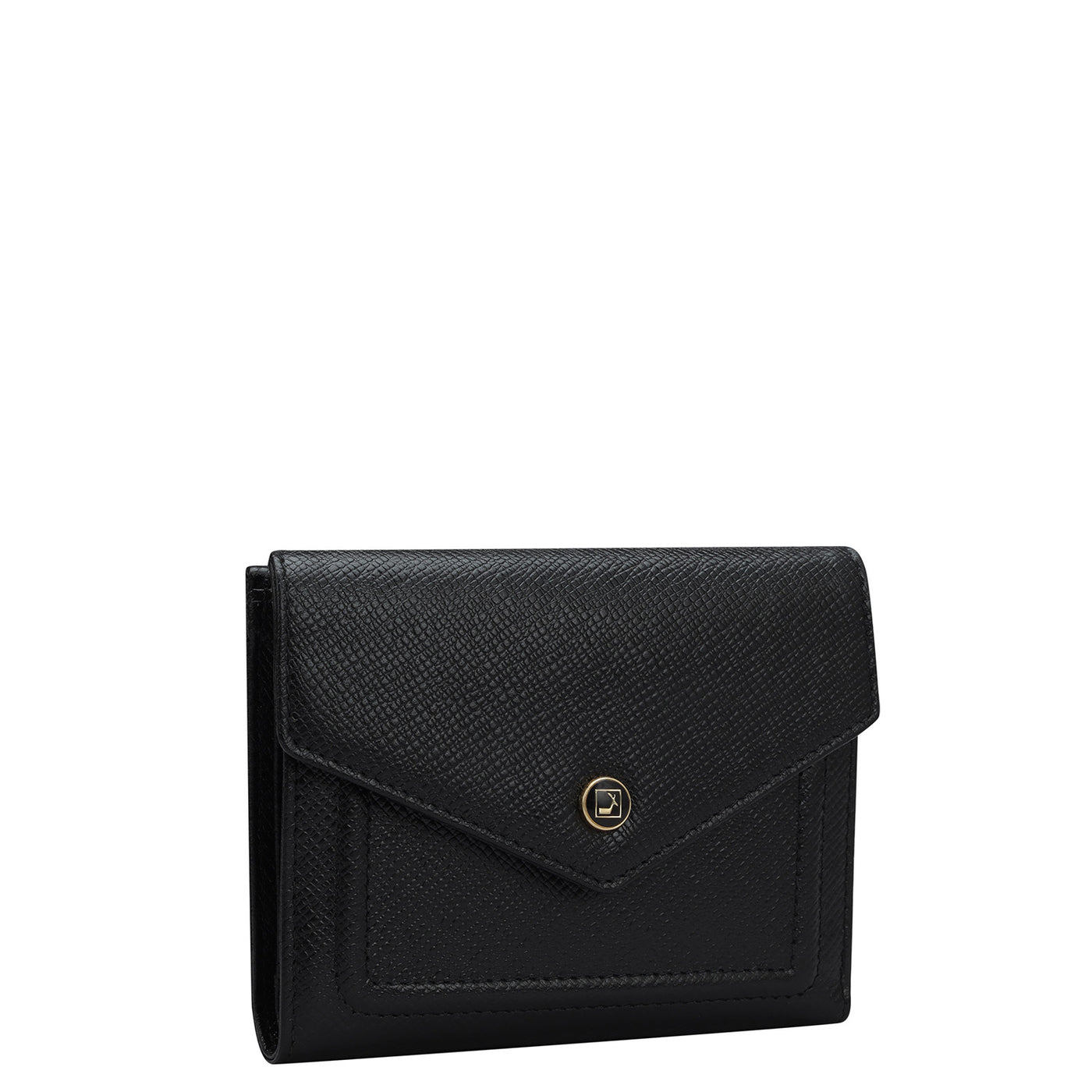 Franzy Leather Ladies Wallet - Black