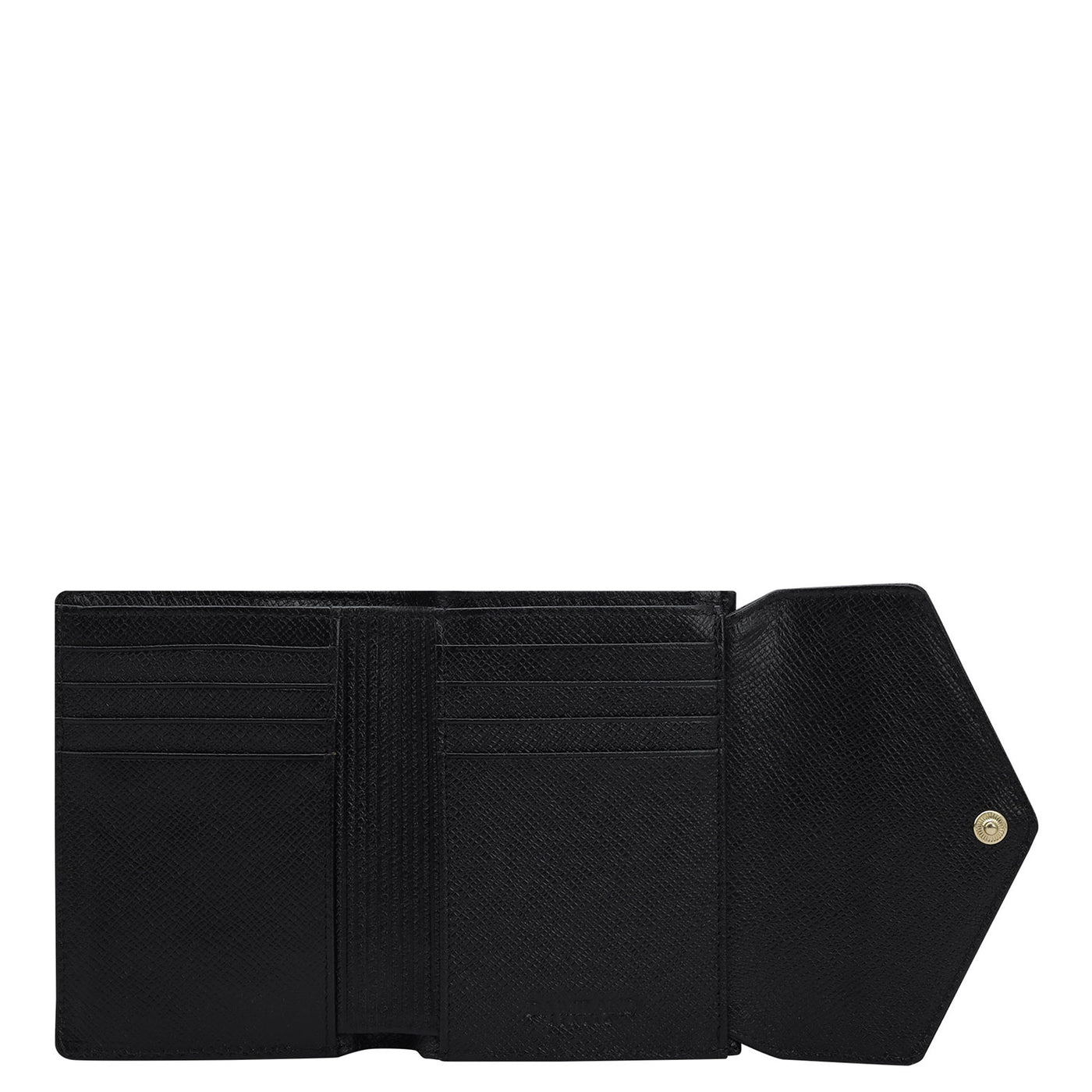 Franzy Leather Ladies Wallet - Black