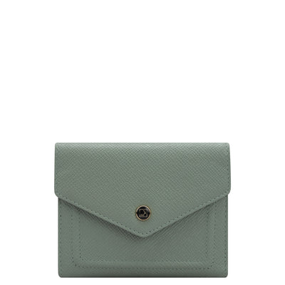 Franzy Leather Ladies Wallet - Jade