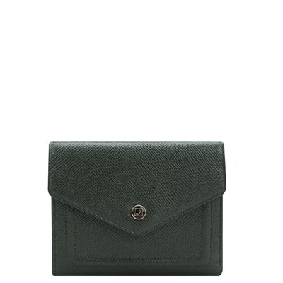 Franzy Leather Ladies Wallet - Petrol Green