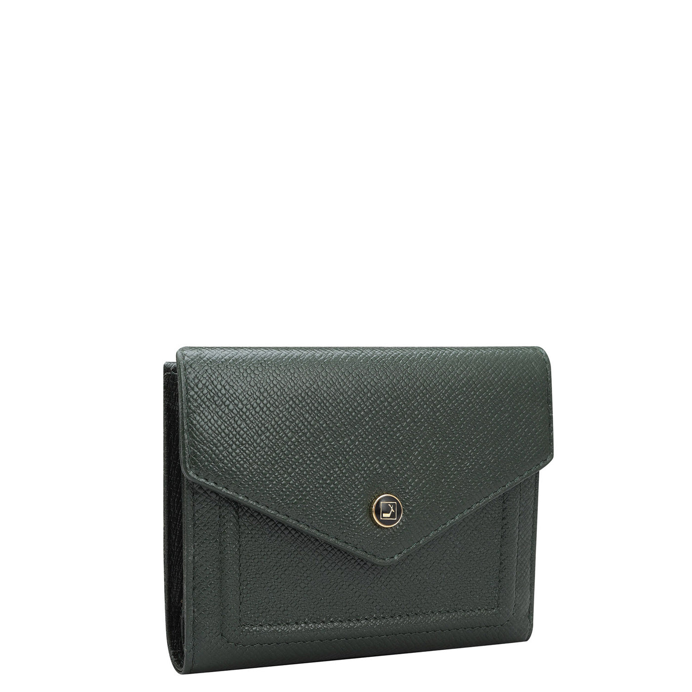 Franzy Leather Ladies Wallet - Petrol Green