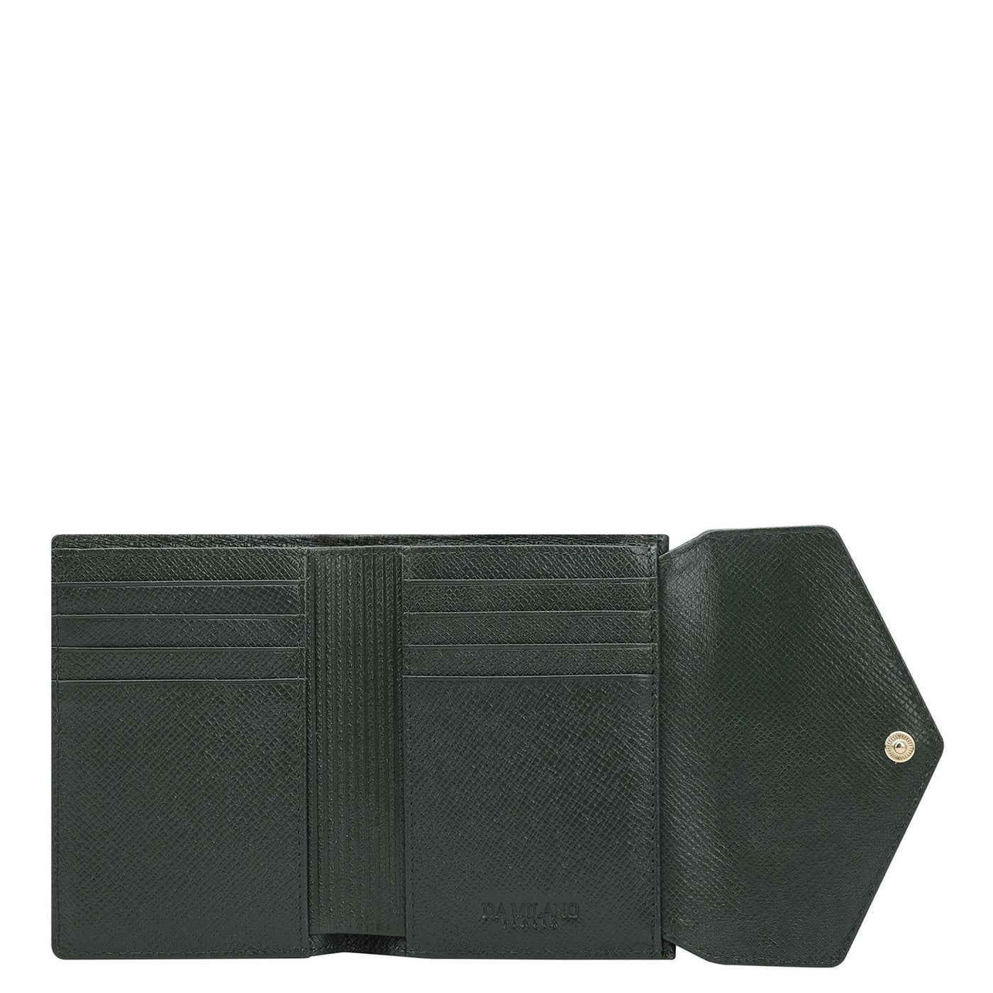 Franzy Leather Ladies Wallet - Petrol Green