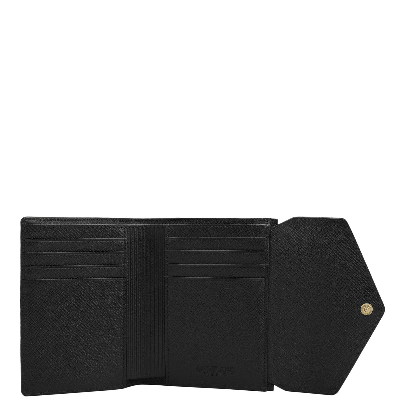 Franzy Leather Ladies Wallet - Black