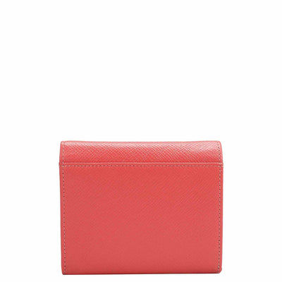 Franzy Leather Ladies Wallet - Corallo