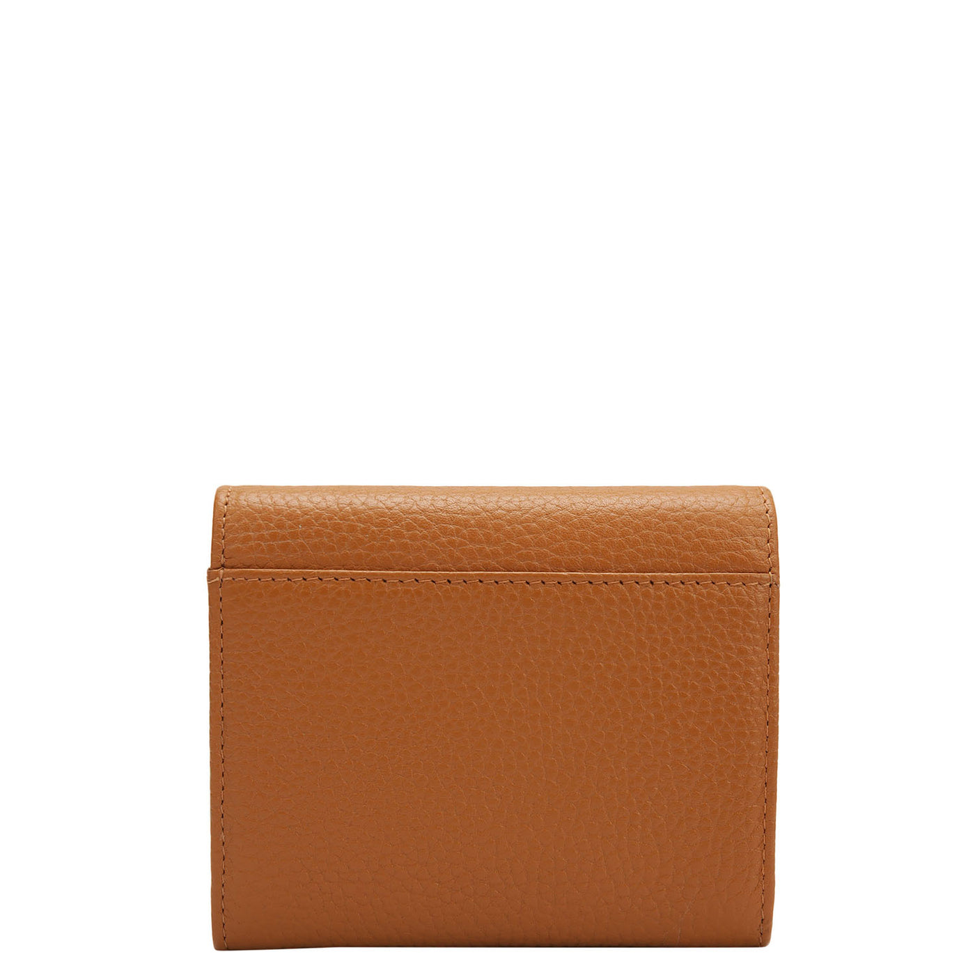 Wax Leather Ladies Wallet - Orange