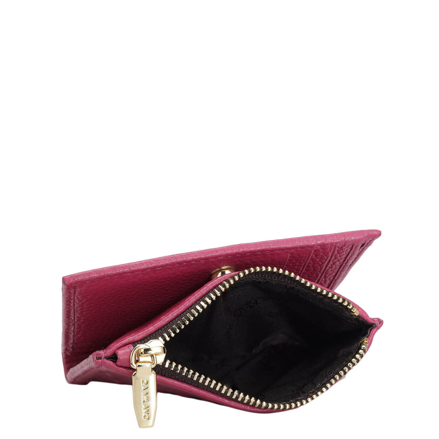 Ostrich Leather Ladies Wallet - Majenta