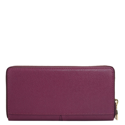 Franzy Leather Ladies Wallet - Orchid