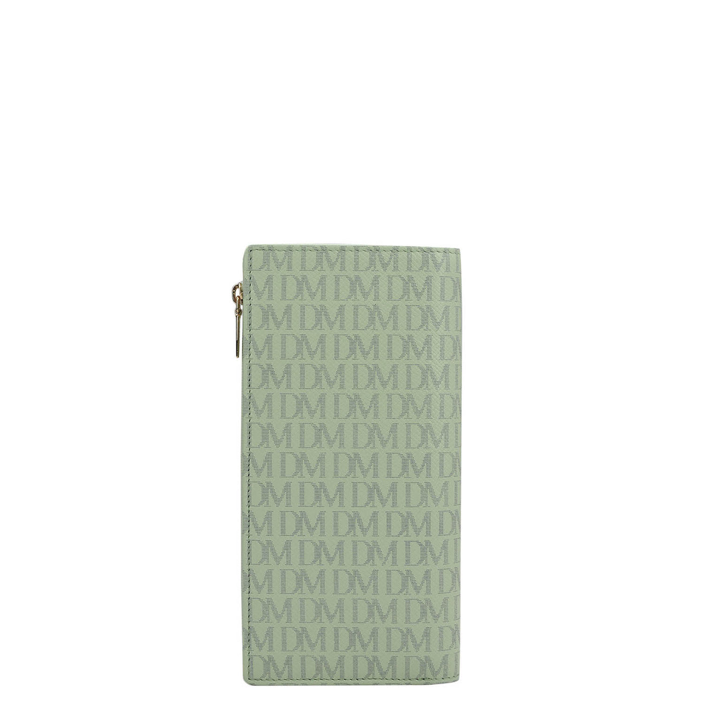 Monogram Leather Ladies Wallet - Mint