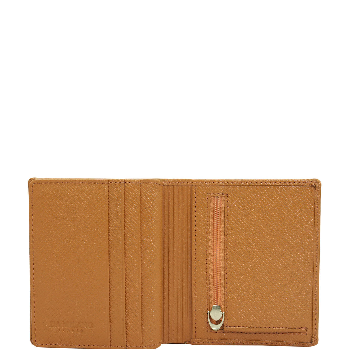 Croco Leather Ladies Wallet - Flame