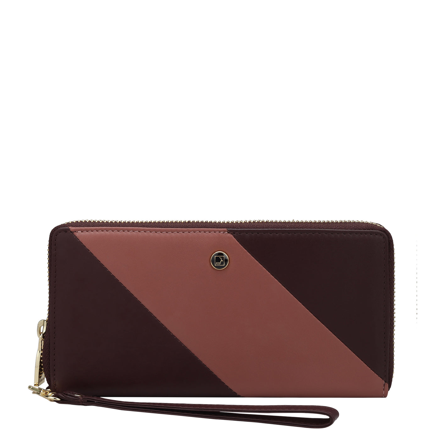 Plain Leather Ladies Wallet - Berry & Brick