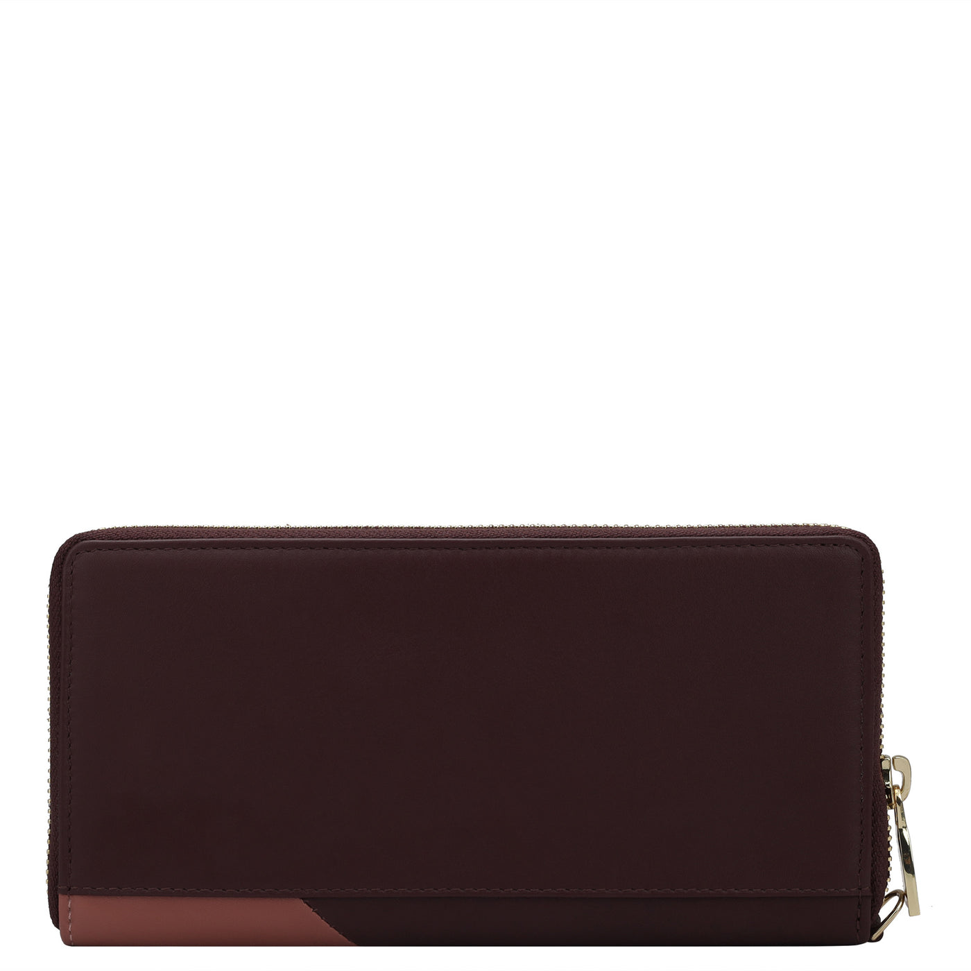 Plain Leather Ladies Wallet - Berry & Brick