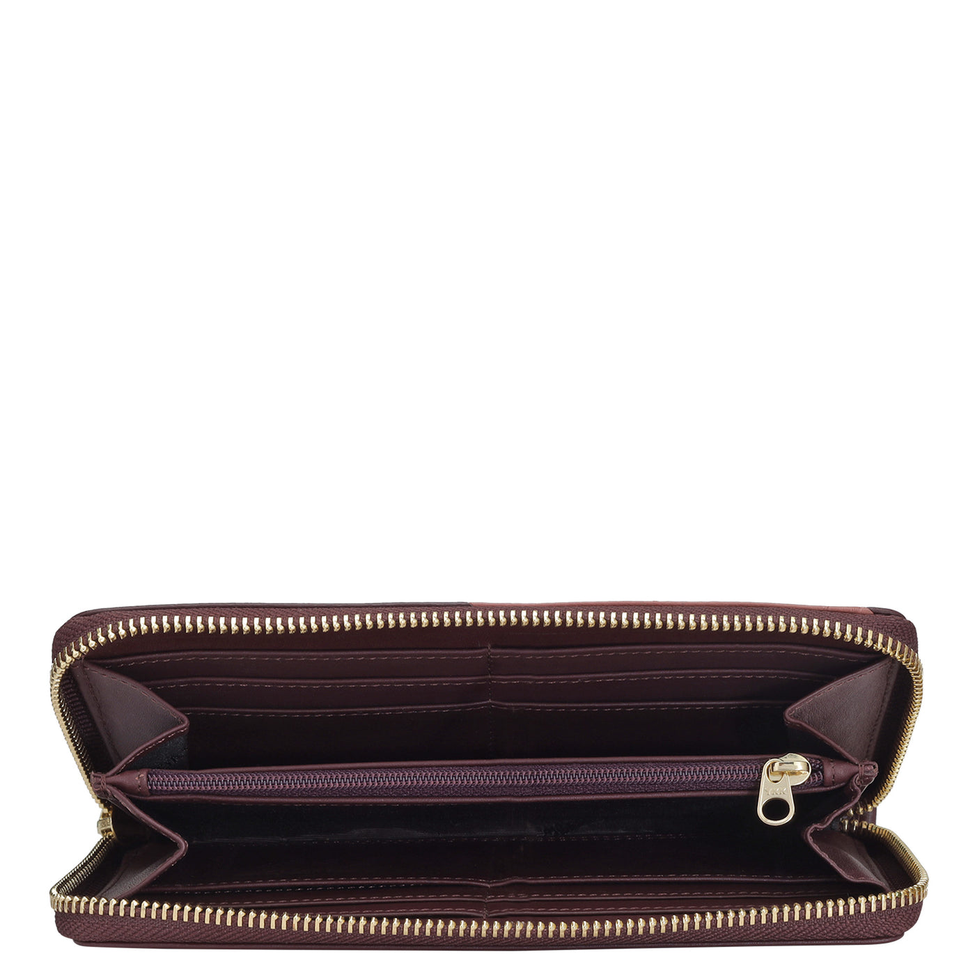 Plain Leather Ladies Wallet - Berry & Brick