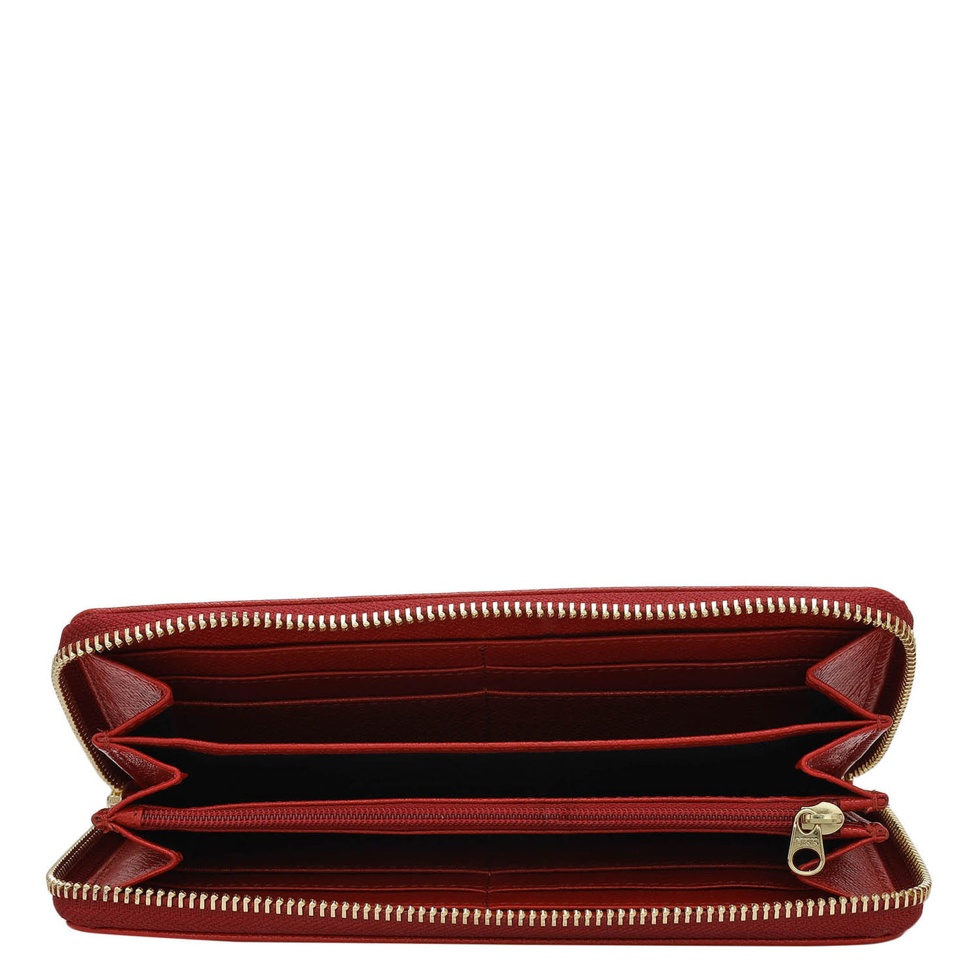 Croco Leather Ladies Wallet - Red