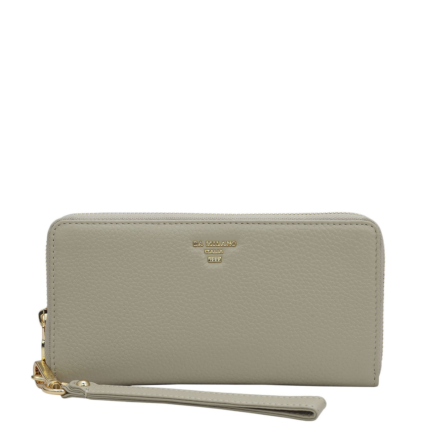 Wax Leather Ladies Wallet - Khaki