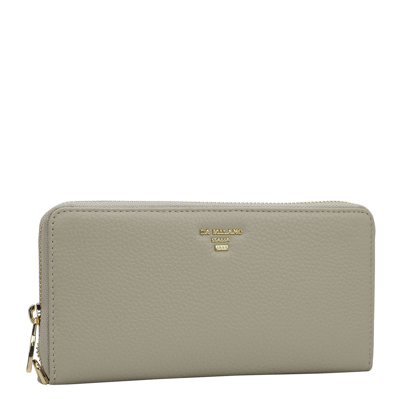 Wax Leather Ladies Wallet - Khaki