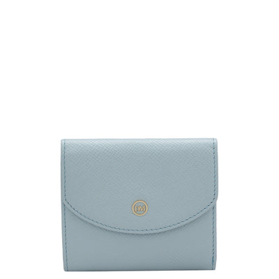 Franzy Leather Ladies Wallet - Cloud Blue