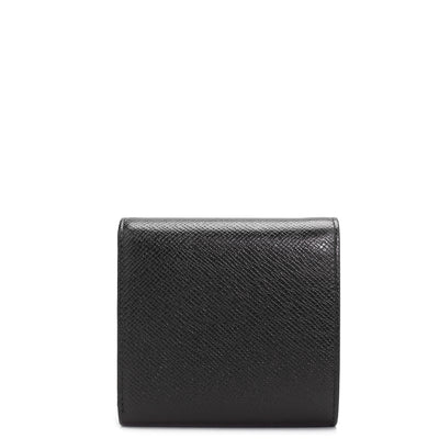 Franzy Leather Ladies Wallet - Black