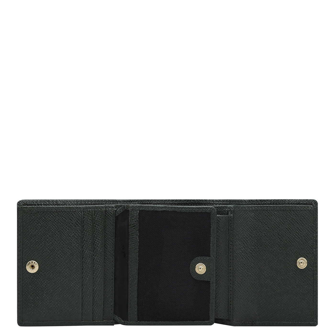 Franzy Leather Ladies Wallet - Petrol Green