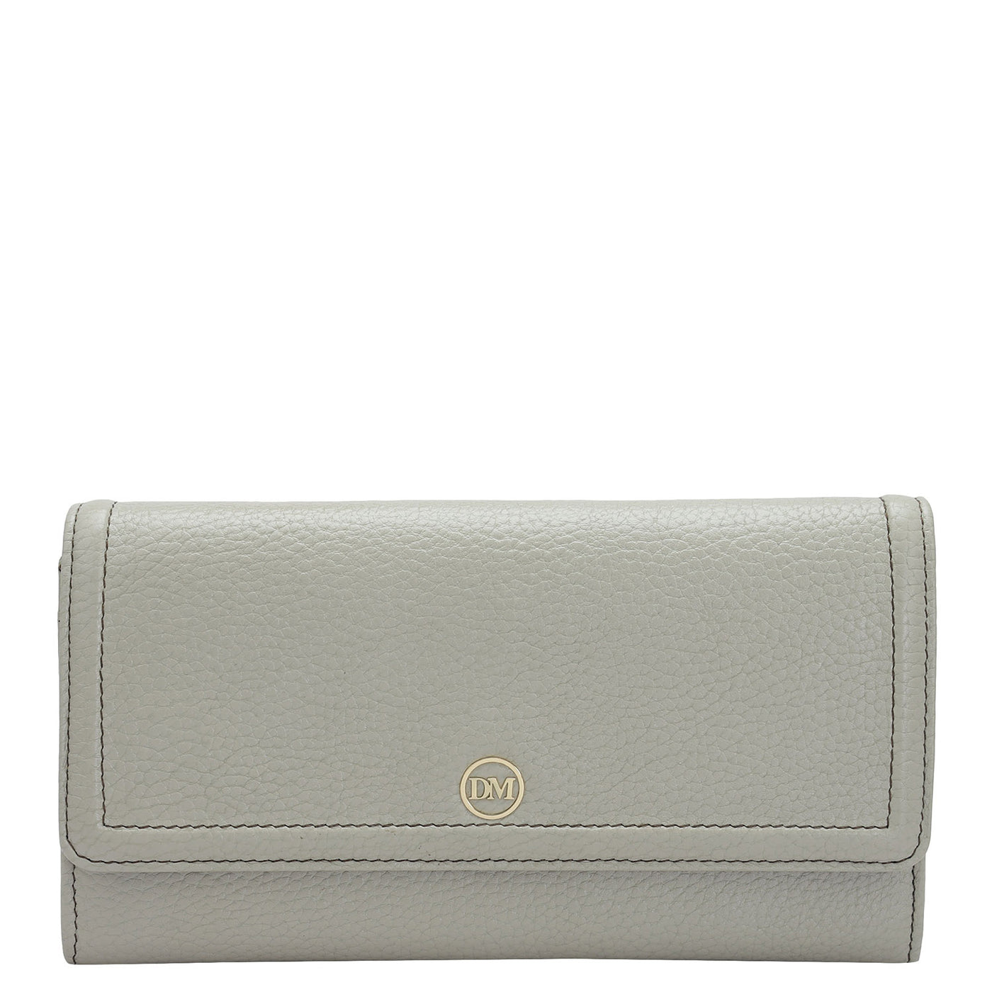 Wax Leather Ladies Wallet - Khaki