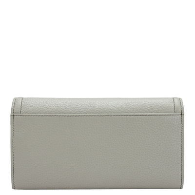 Wax Leather Ladies Wallet - Khaki