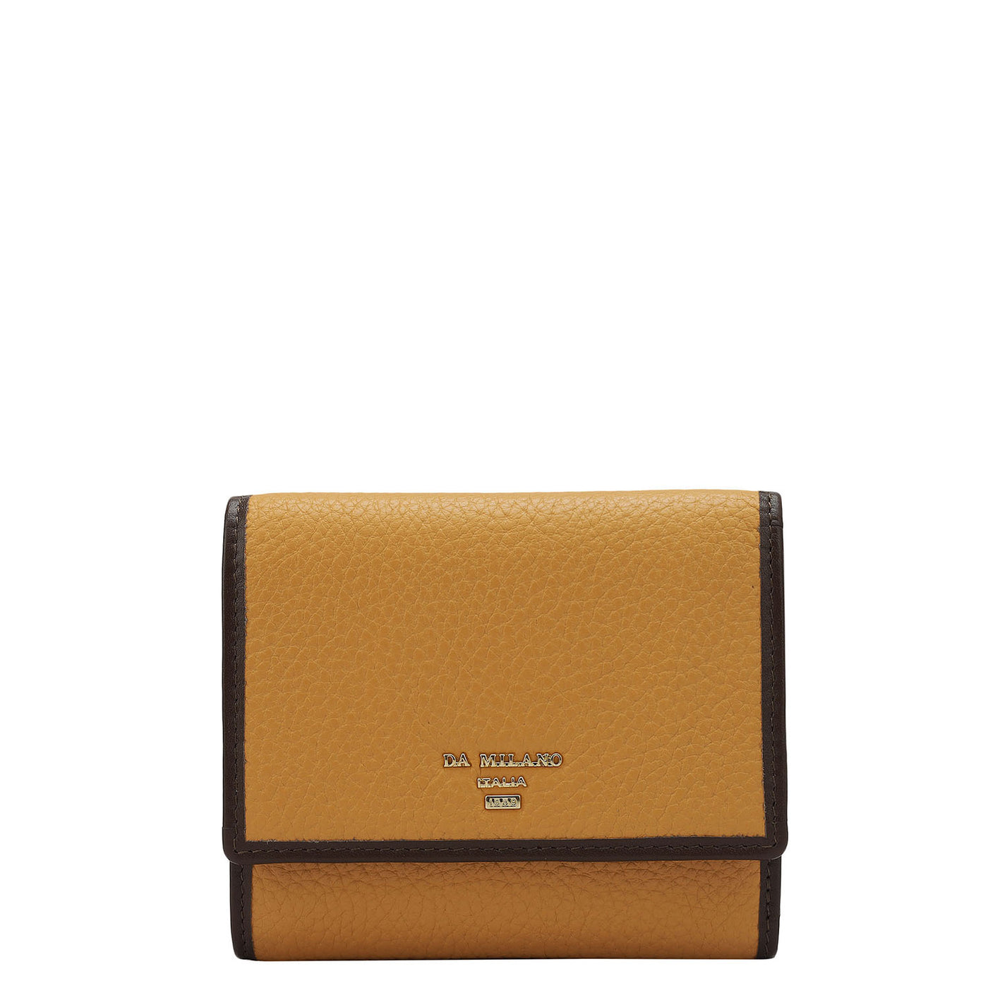 Wax Leather Ladies Wallet - Apricot Crush