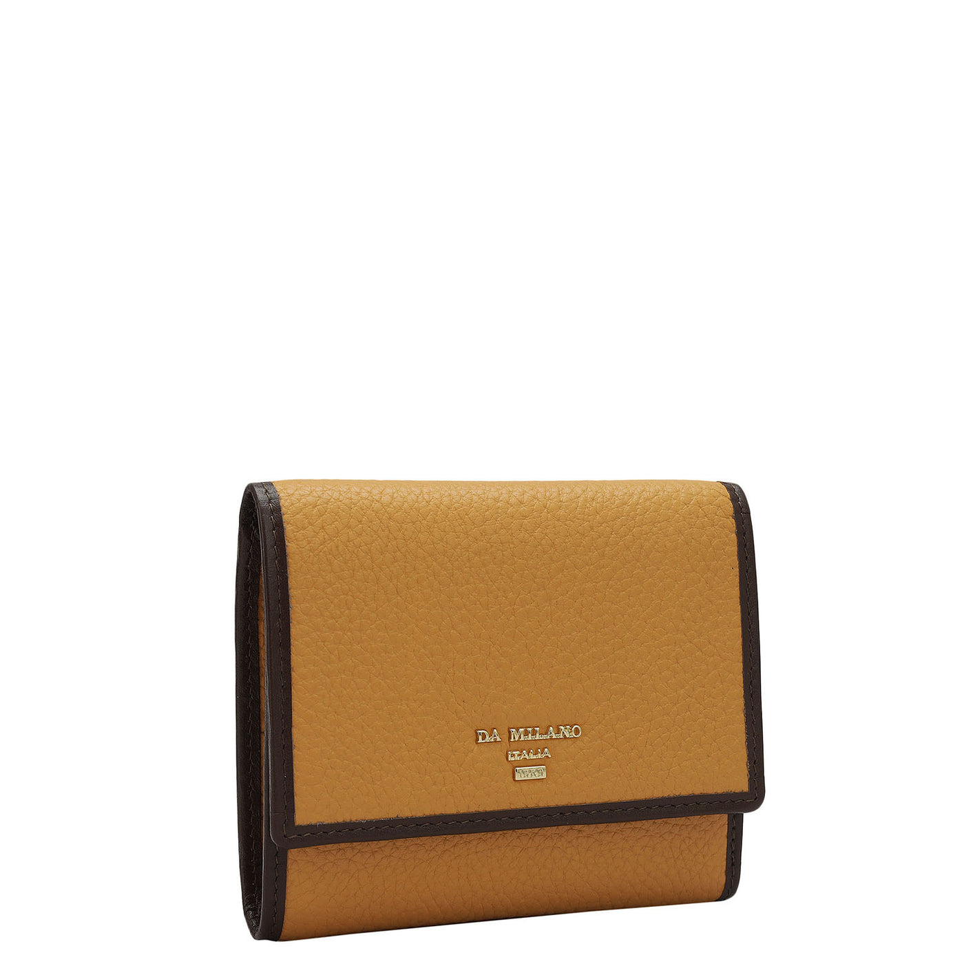 Wax Leather Ladies Wallet - Apricot Crush