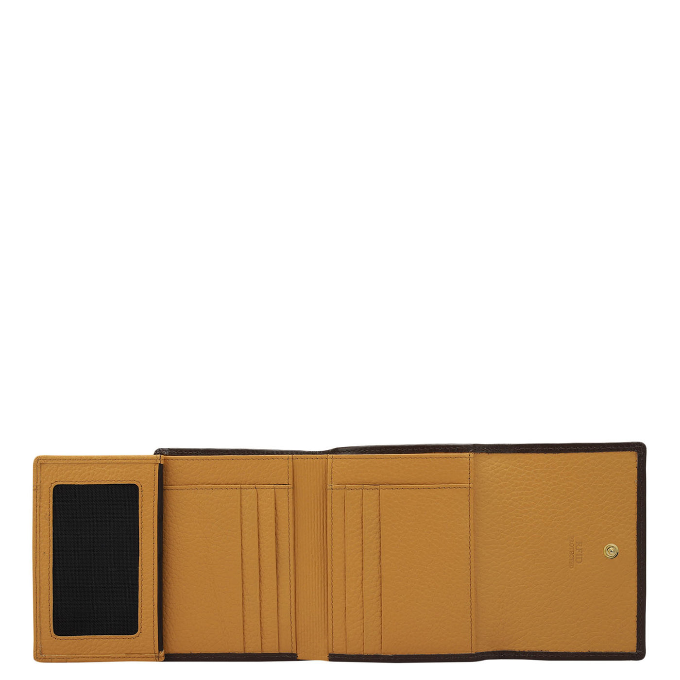 Wax Leather Ladies Wallet - Apricot Crush