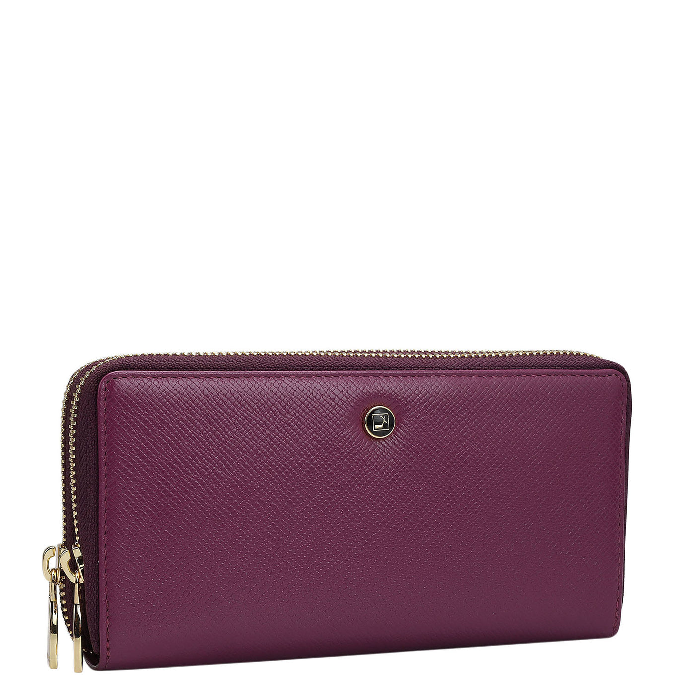 Franzy Leather Ladies Wallet - Orchid