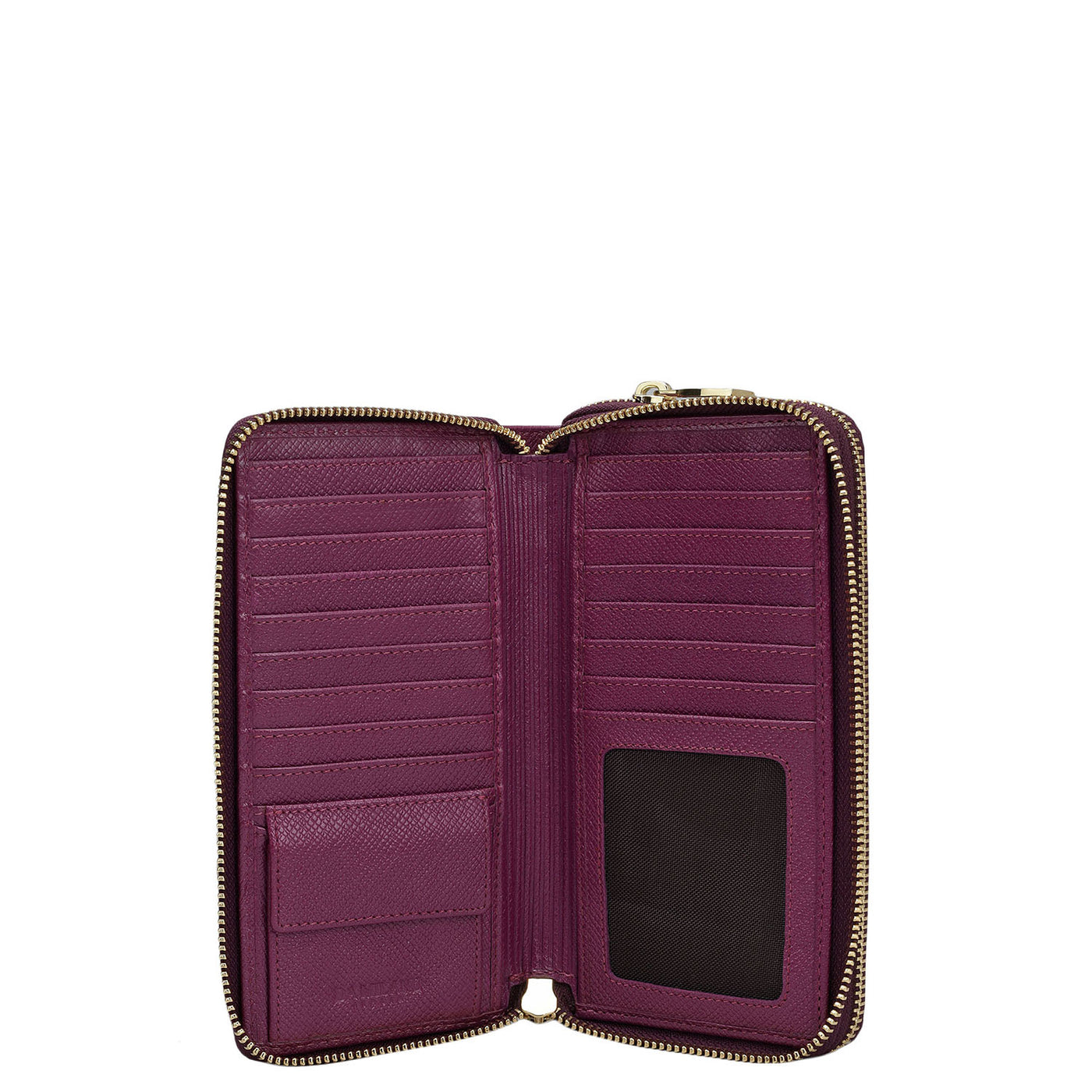 Franzy Leather Ladies Wallet - Orchid