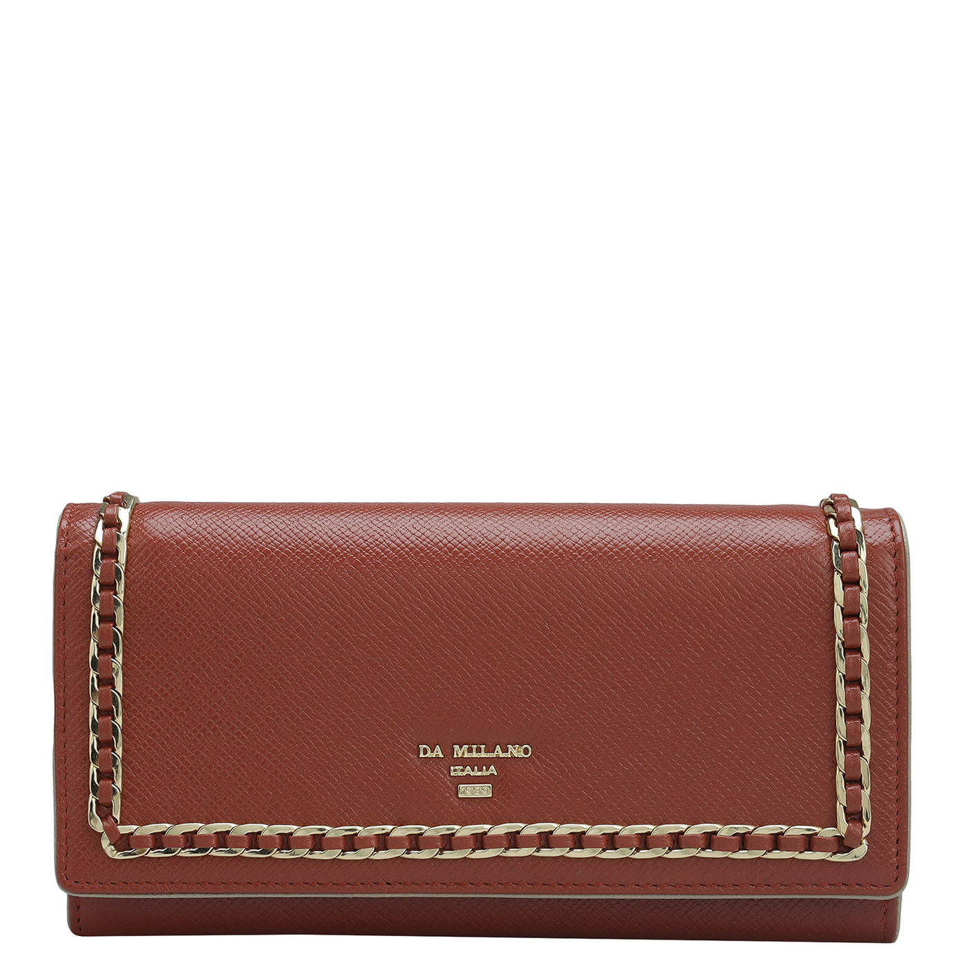 Franzy Leather Ladies Wallet - Brick