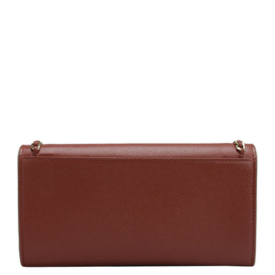 Franzy Leather Ladies Wallet - Brick