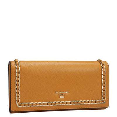 Franzy Leather Ladies Wallet - Flame