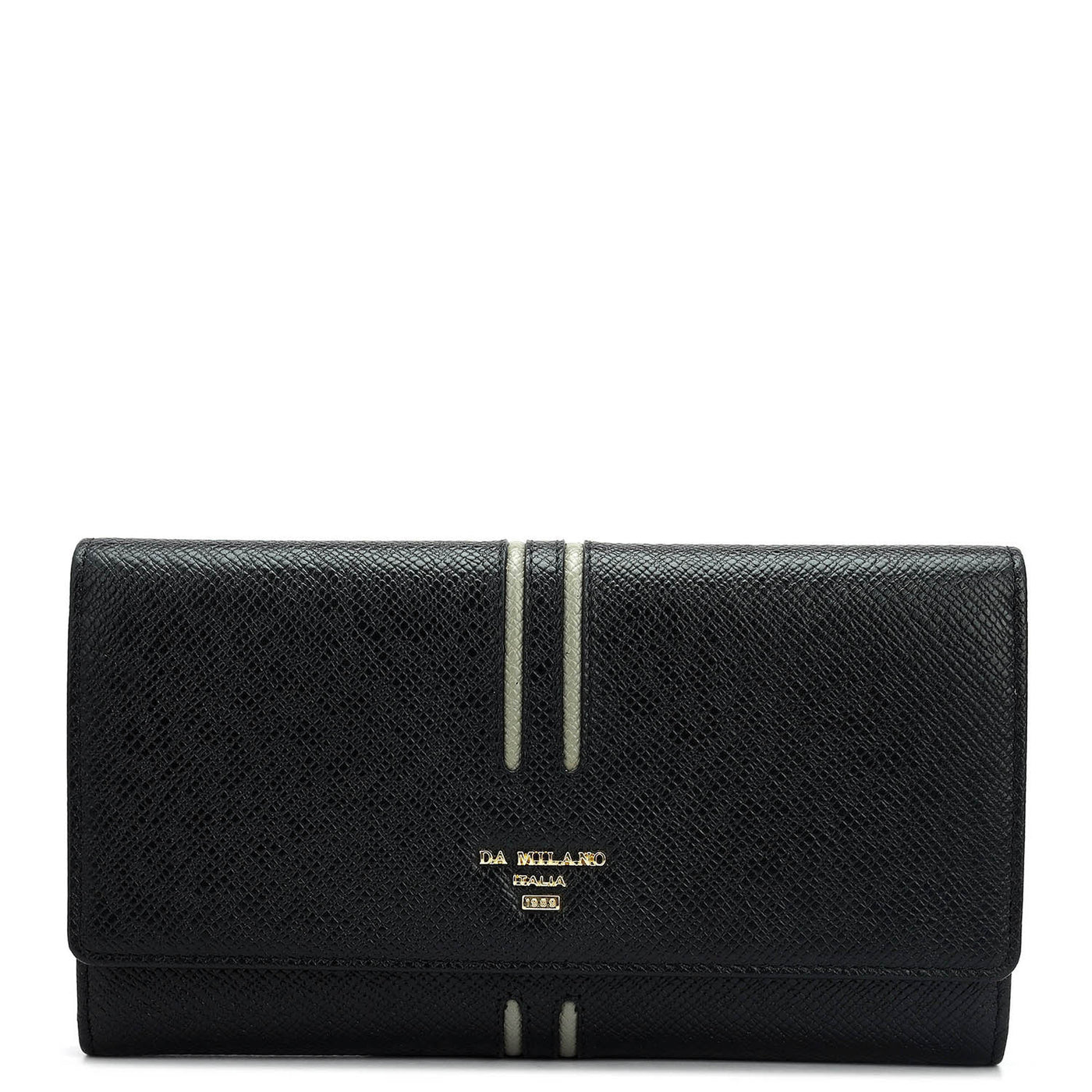 Franzy Leather Ladies Wallet - Black