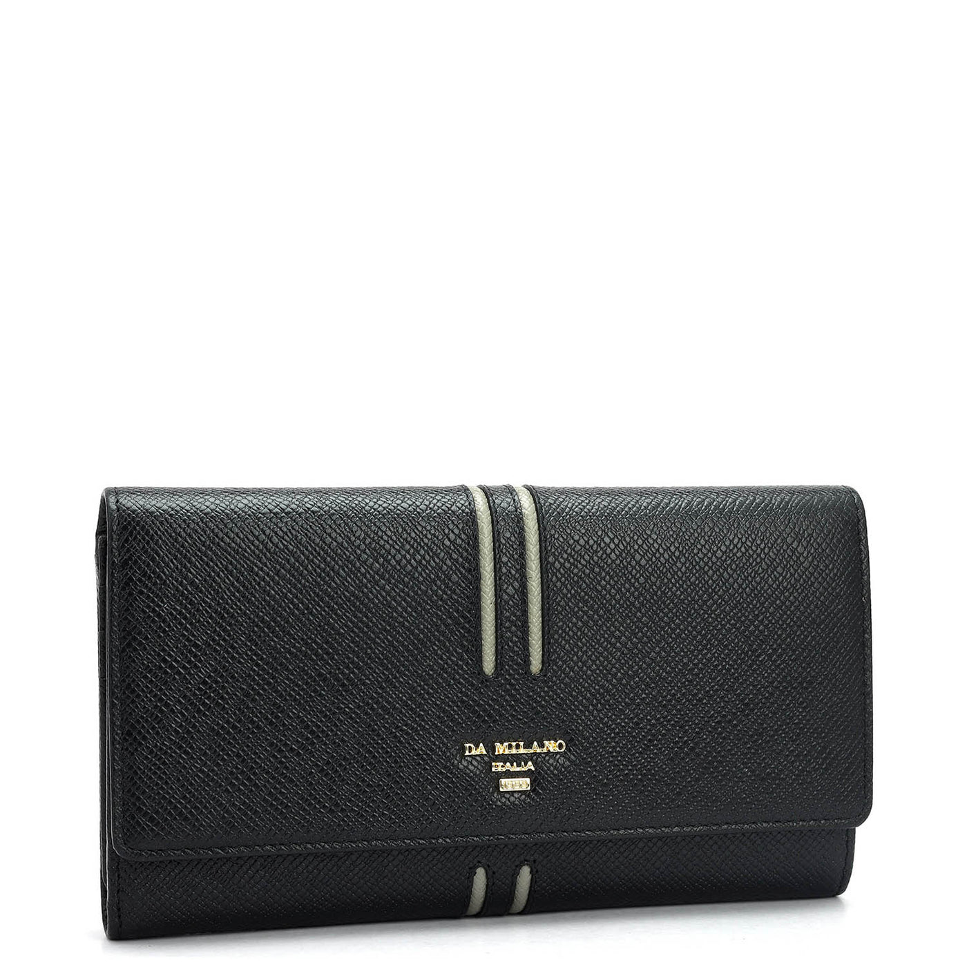 Franzy Leather Ladies Wallet - Black