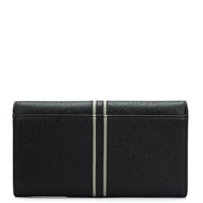 Franzy Leather Ladies Wallet - Black