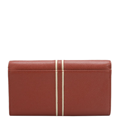 Franzy Leather Ladies Wallet - Brick