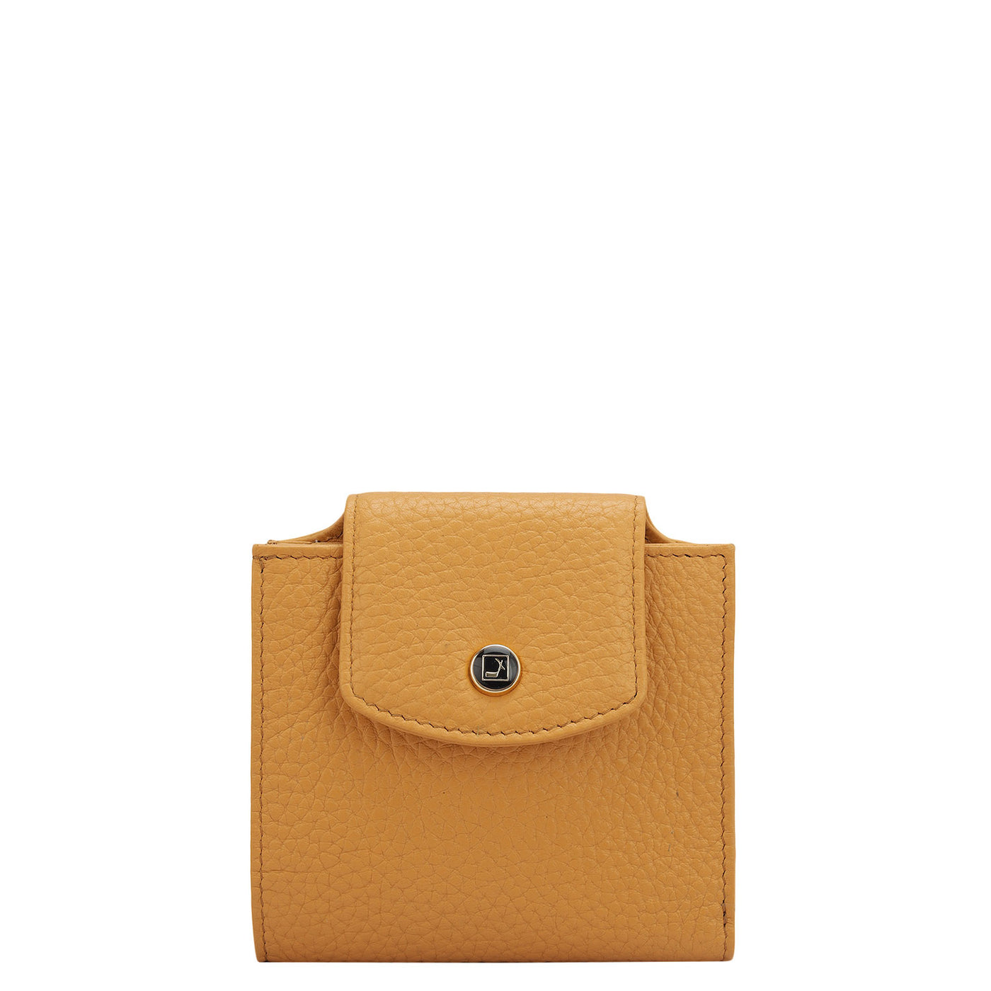 Wax Leather Ladies Wallet - Apricot Crush