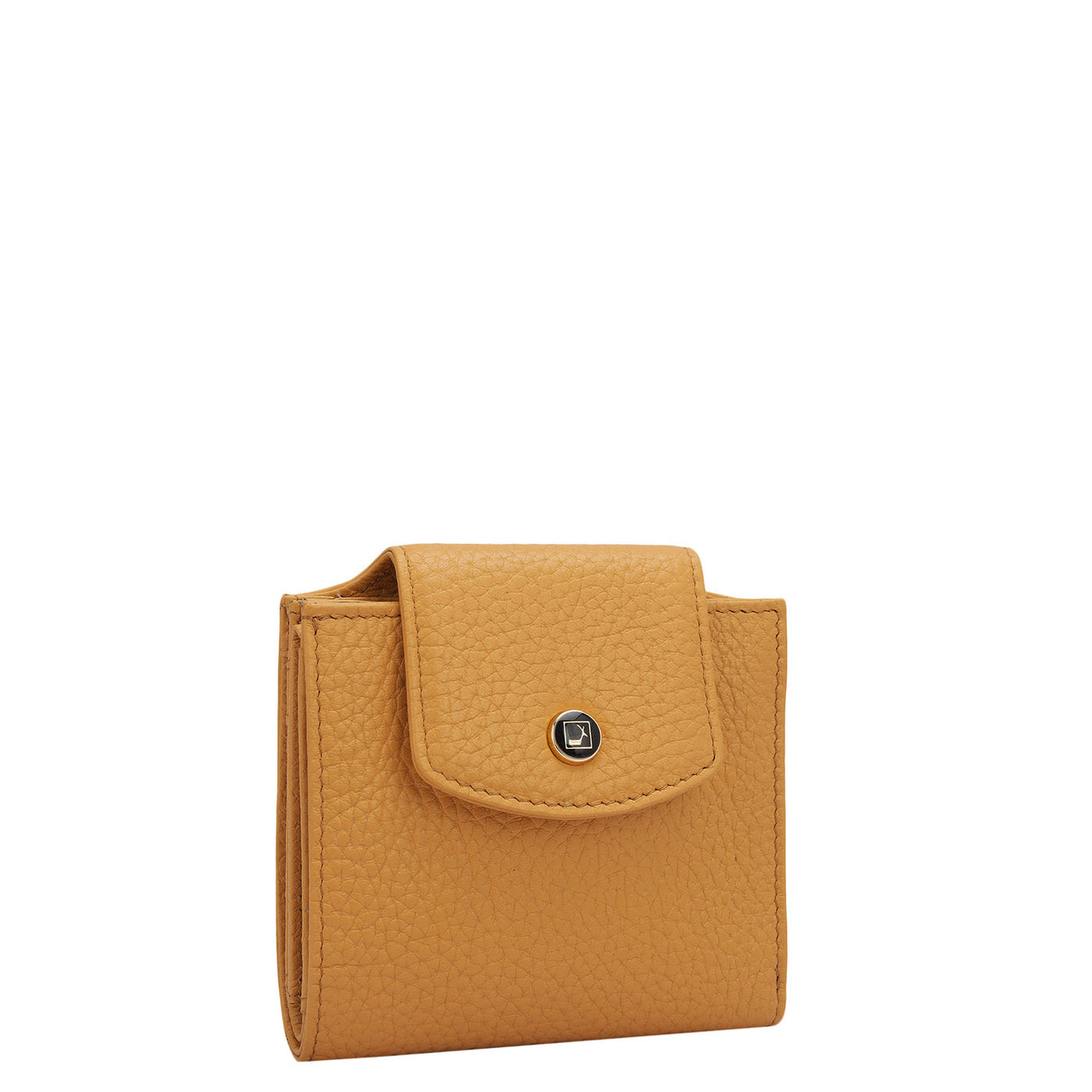 Wax Leather Ladies Wallet - Apricot Crush