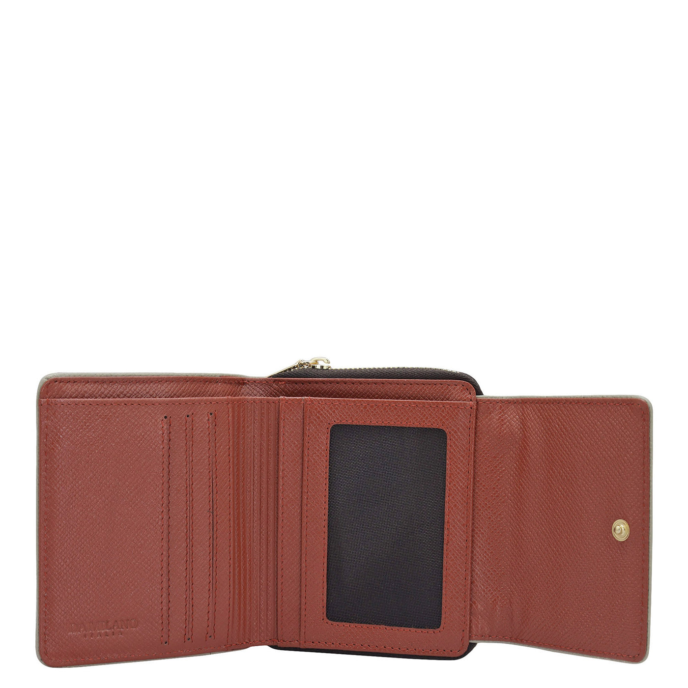 Franzy Leather Ladies Wallet - Brick