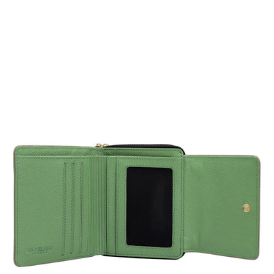 Franzy Leather Ladies Wallet - Kiwi