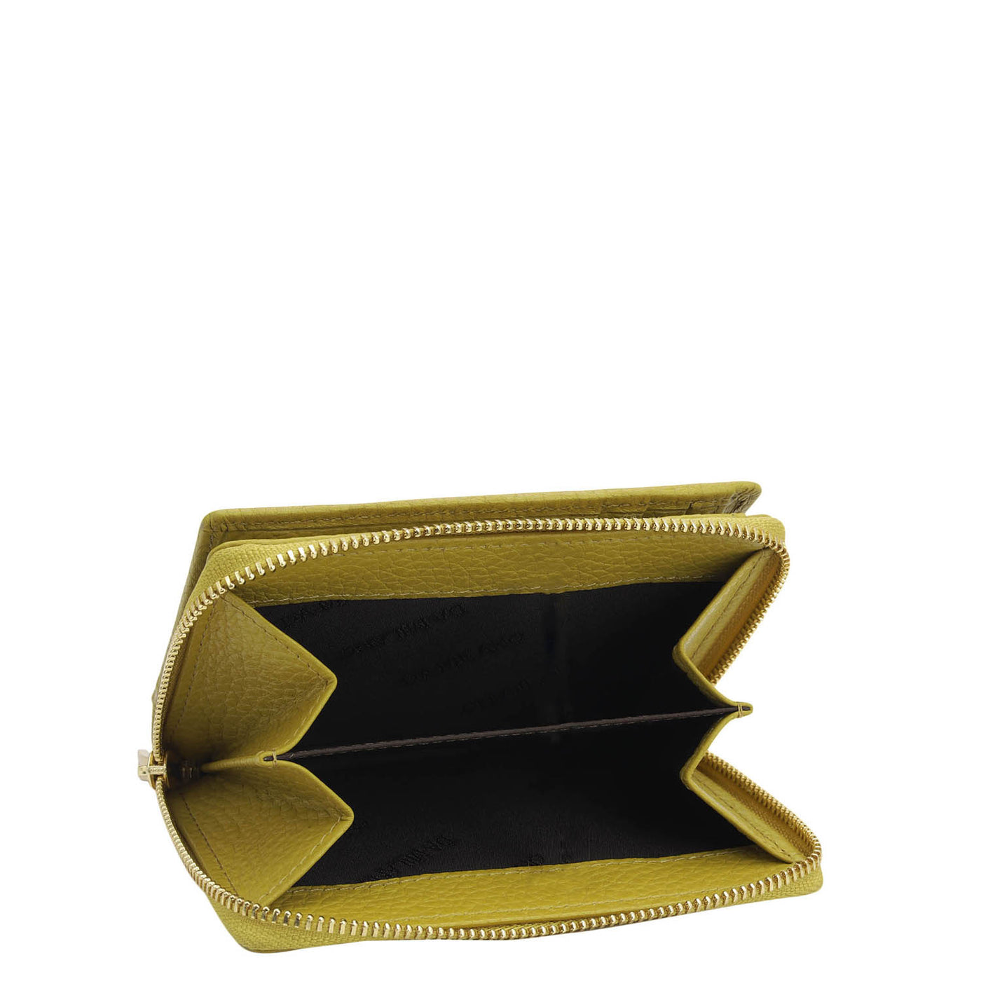 Wax Leather Ladies Wallet - Green Tea