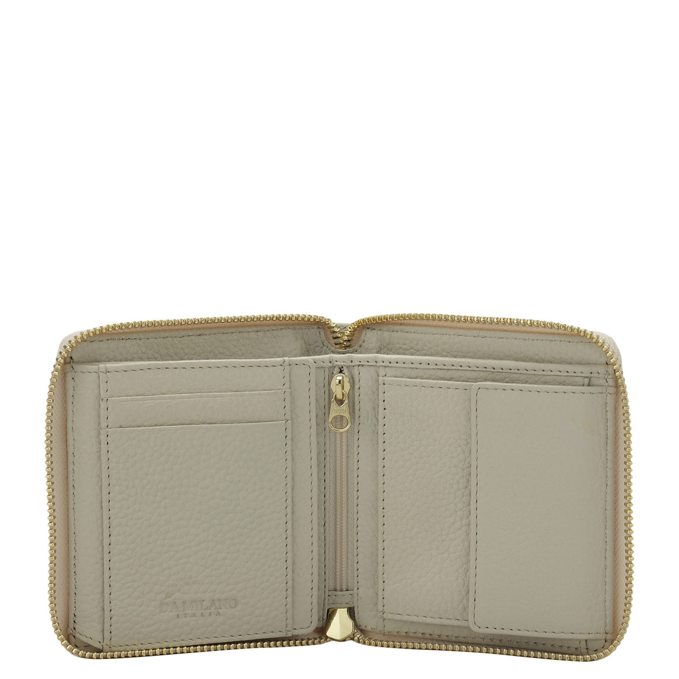 Wax Leather Ladies Wallet - Butter